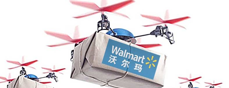 沃尔玛新专利：飘在空中的仓库用无人机送货